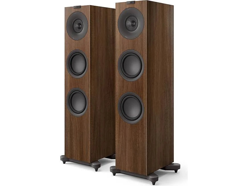 KEF Q7 Meta Nogal Altavoz de Suelo HiFi de 3 Vías