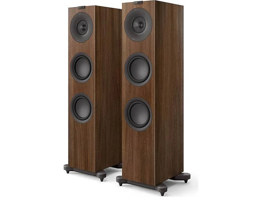 KEF Q7 Meta Nogal Altavoz de Suelo HiFi de 3 Vías
