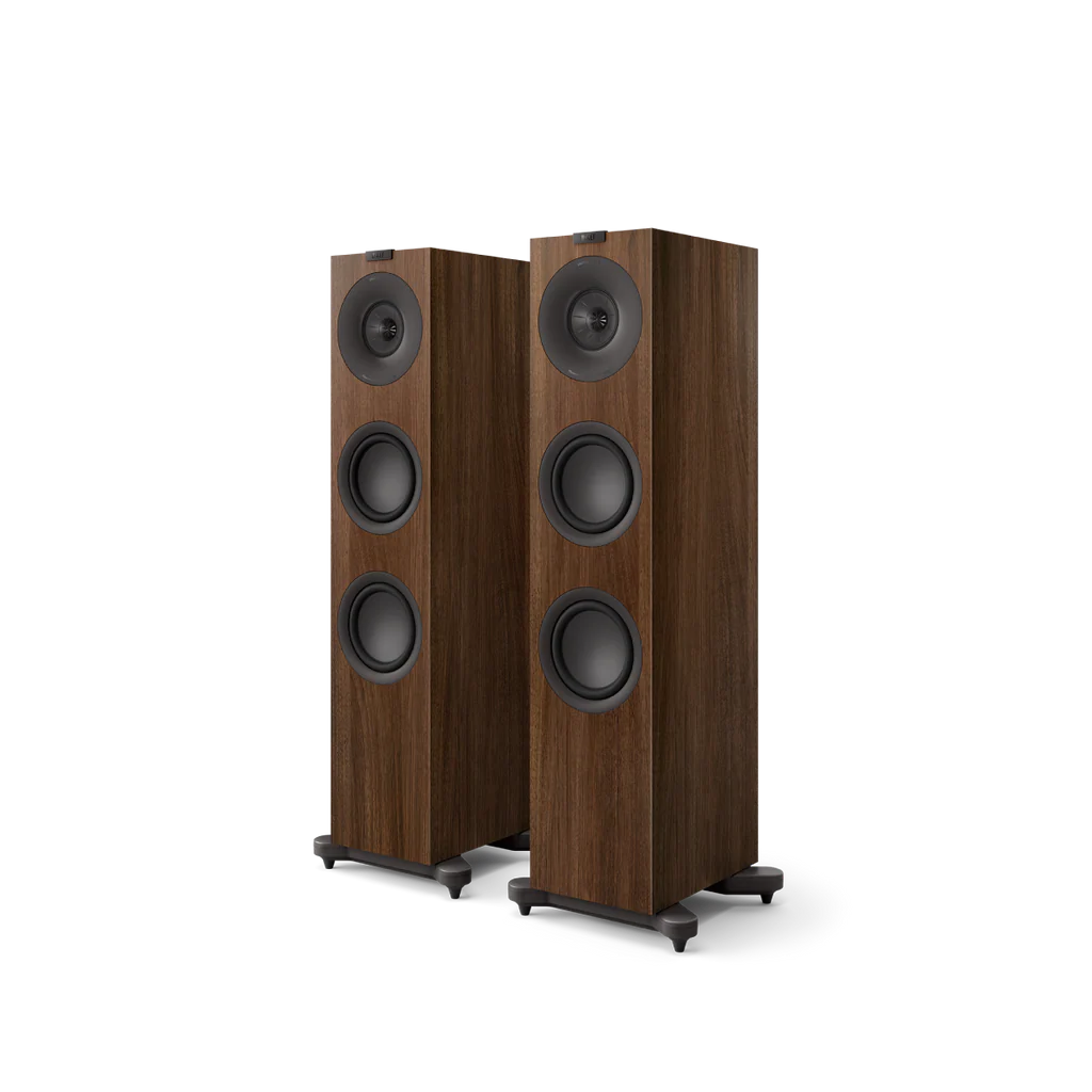KEF Q7 Meta Nogal Altavoz de Suelo HiFi de 3 Vías