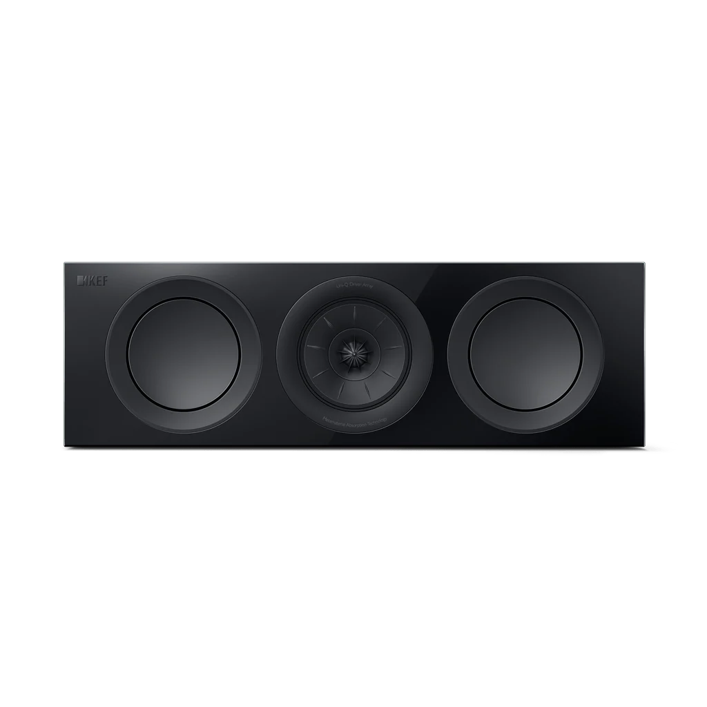 KEF R2 Meta Black Altavoz de Canal Central de Alta Fidelidad