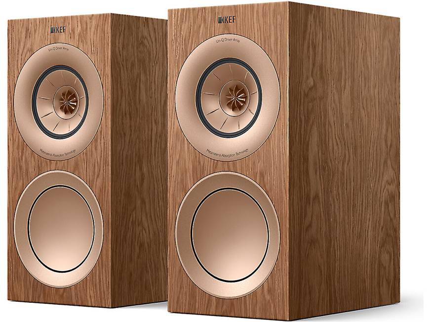 KEF R3 Meta Walnut Altavoces de Estantería HiFi
