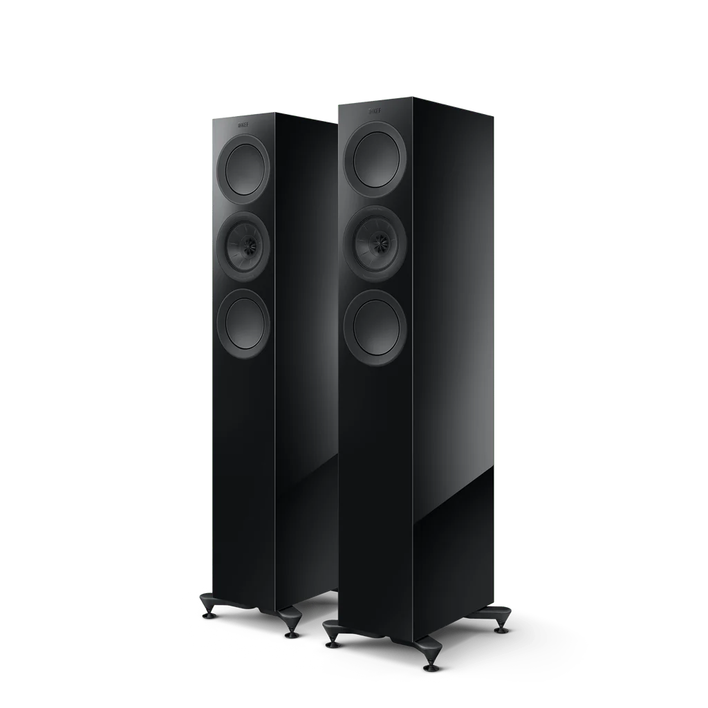KEF R5 Meta Black Altavoces de Suelo de Alta Fidelidad