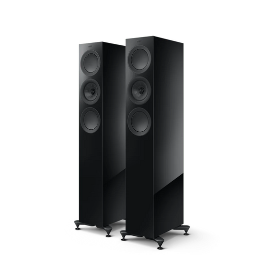 KEF R5 Meta Black Altavoces de Suelo de Alta Fidelidad