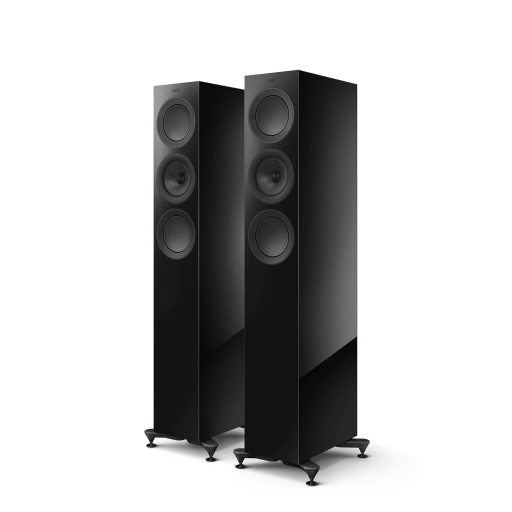 KEF R5 Meta Black Altavoces de Suelo de Alta Fidelidad