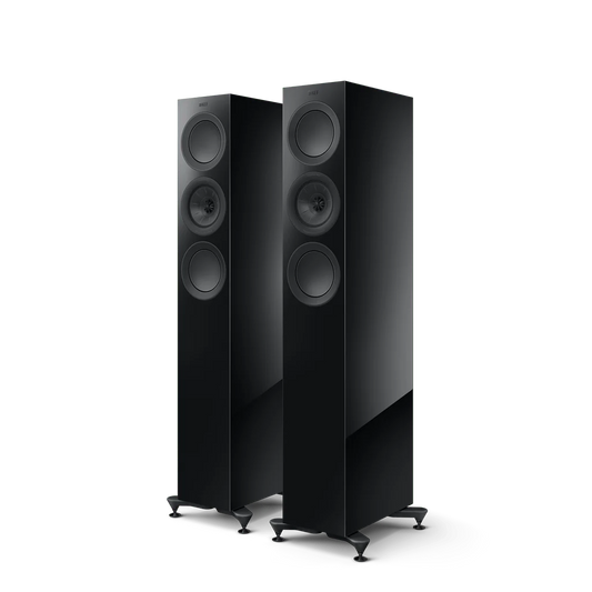 KEF R5 Meta Black Altavoces de Suelo de Alta Fidelidad