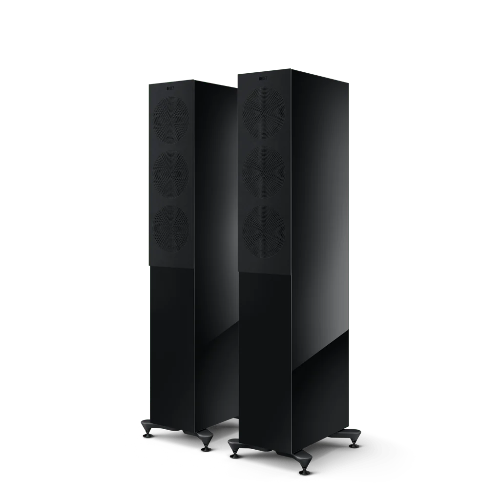 KEF R5 Meta Black Altavoces de Suelo de Alta Fidelidad