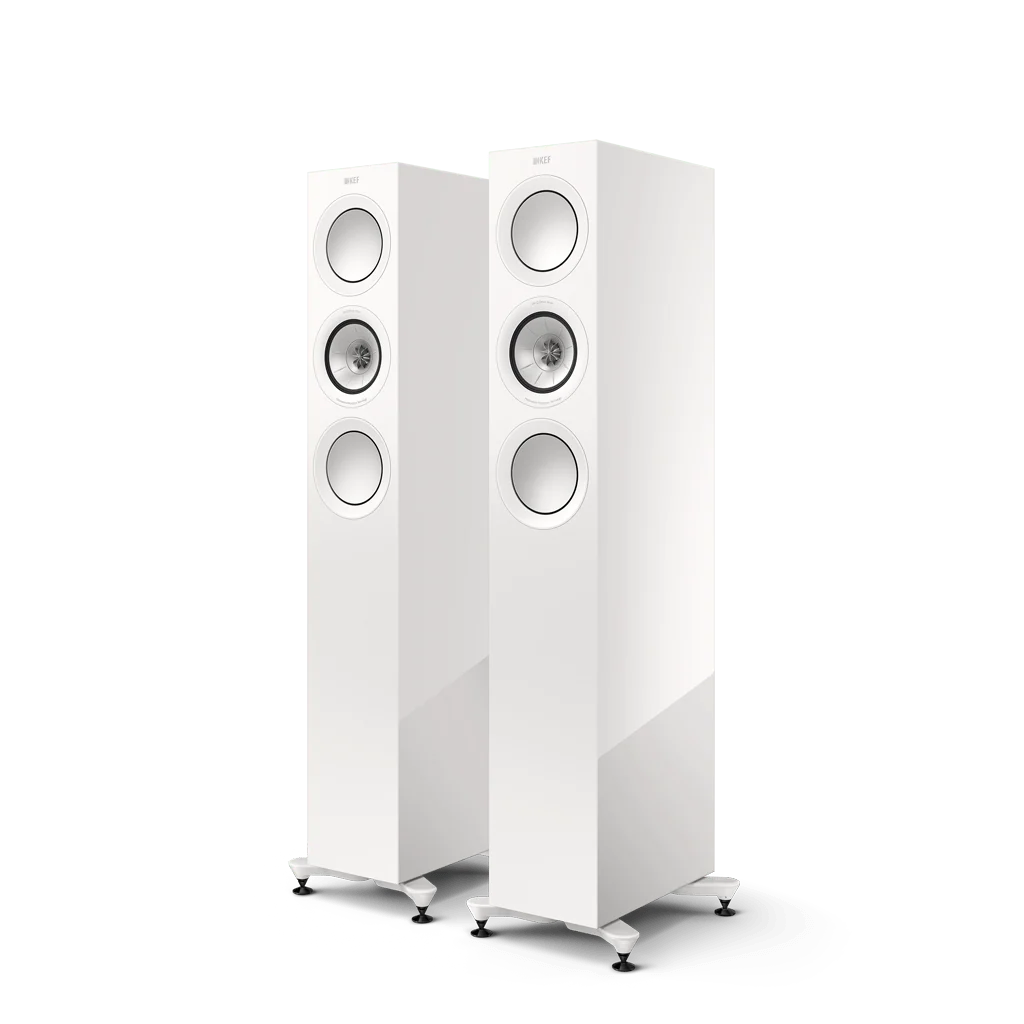 KEF R5 Meta White Altavoces de Suelo de Alta Fidelidad