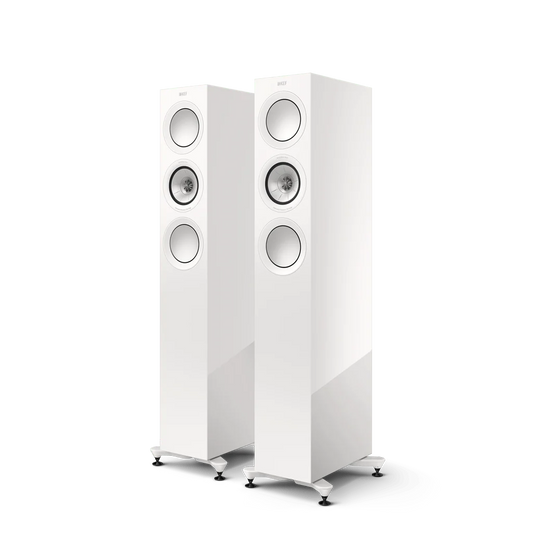 KEF R5 Meta White Altavoces de Suelo de Alta Fidelidad