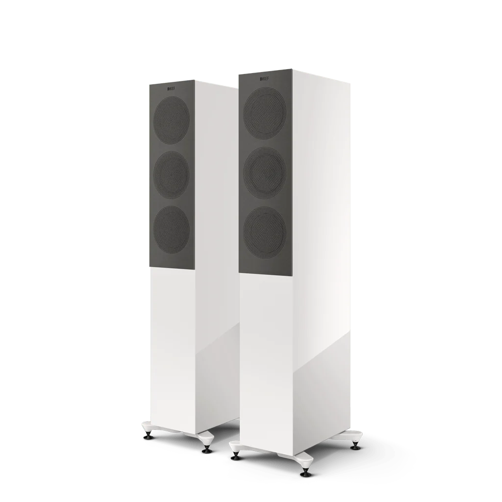 KEF R5 Meta White Altavoces de Suelo de Alta Fidelidad