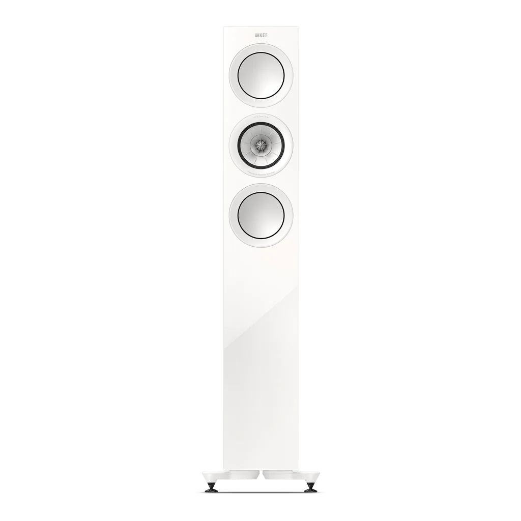 KEF R5 Meta White Altavoces de Suelo de Alta Fidelidad