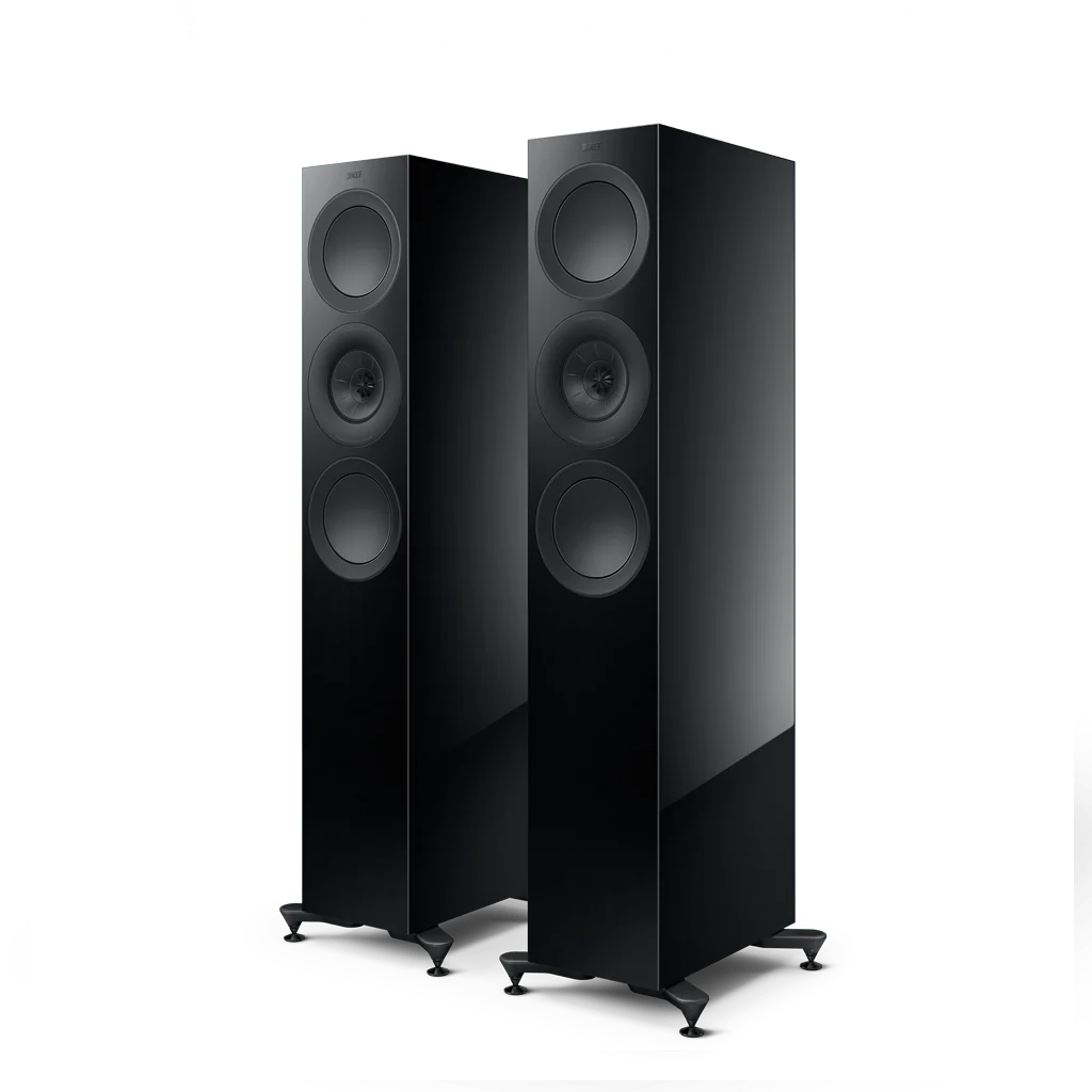 KEF R7 Meta Black Altavoces de Suelo de Alta Fidelidad