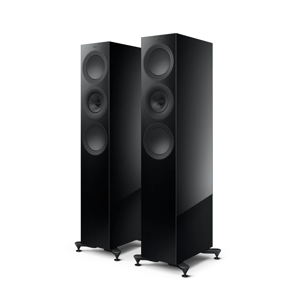 KEF R7 Meta Black Altavoces de Suelo de Alta Fidelidad