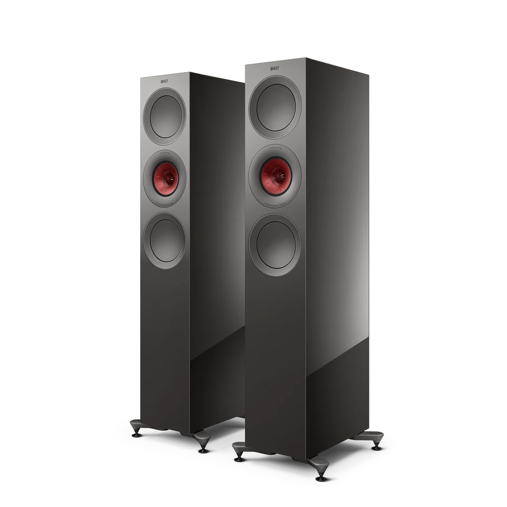 KEF R7 Meta Gray Altavoces de Suelo de Alta Fidelidad