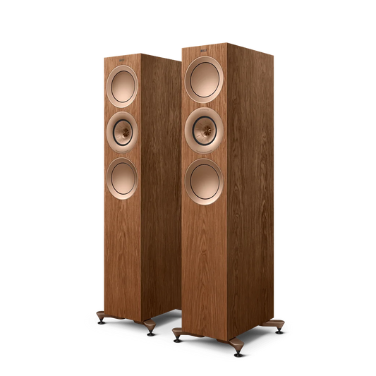KEF R7 Meta Nogal Altavoces de Suelo de Alta Fidelidad 