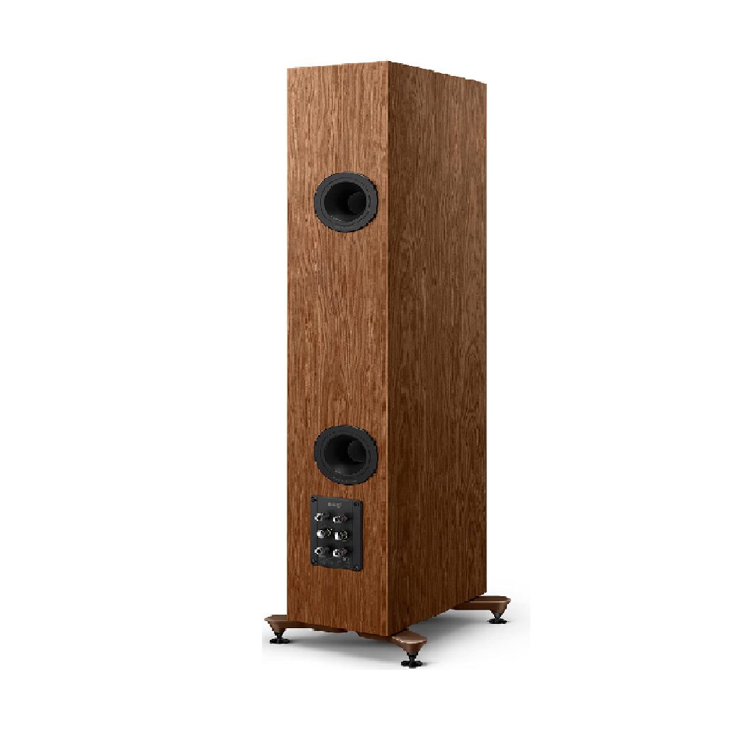 KEF R7 Meta Nogal Altavoces de Suelo de Alta Fidelidad