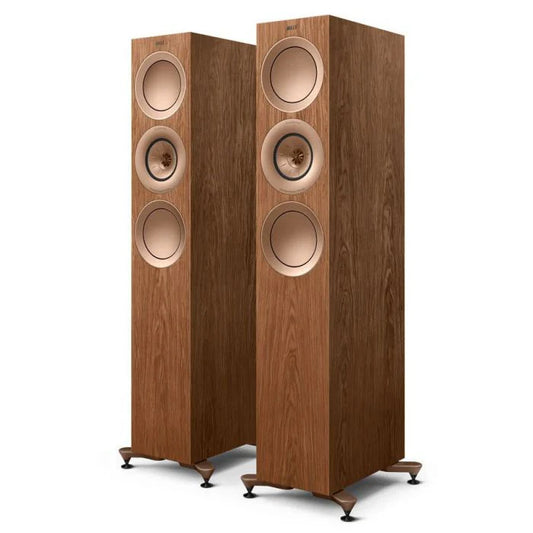 KEF R7 Meta Wallnut Altavoces de Suelo de Alta Fidelidad 