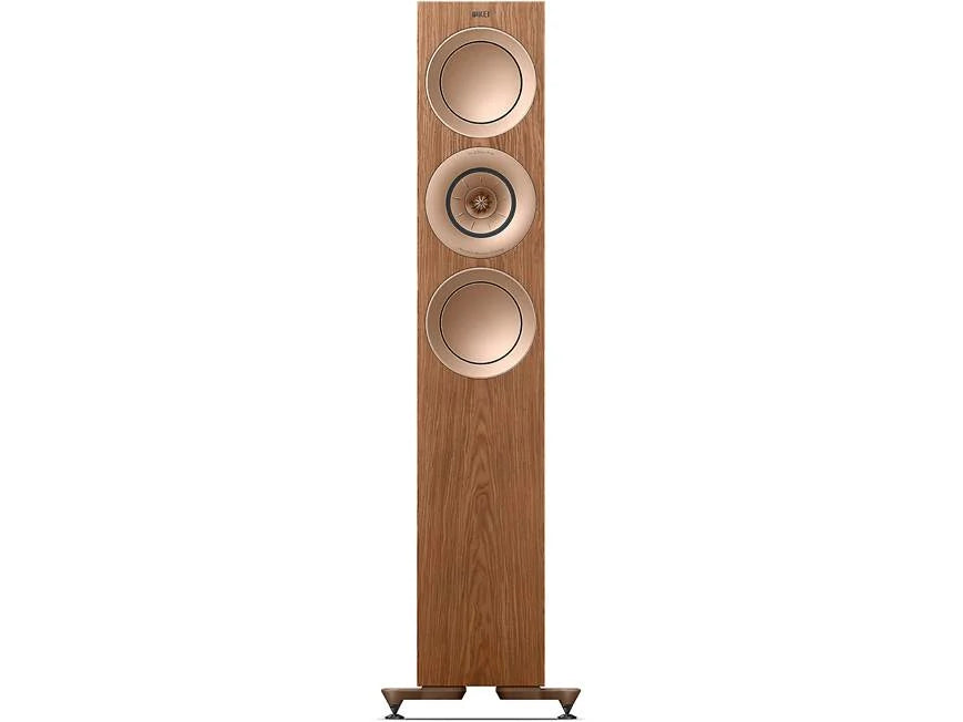 KEF R7 Meta Wallnut Altavoces de Suelo de Alta Fidelidad 