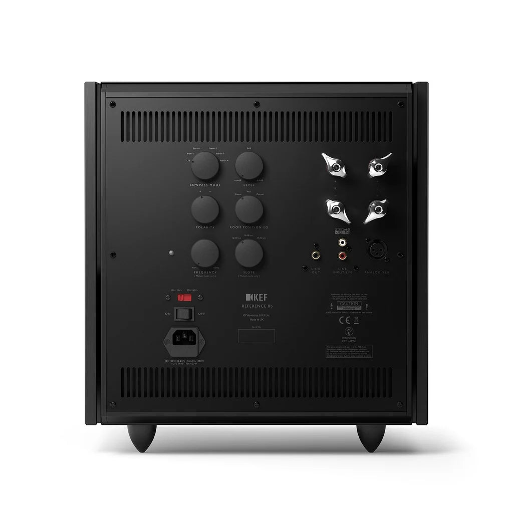 KEF REFERENCE 8b Black Subwoofer de Alta Fidelidad