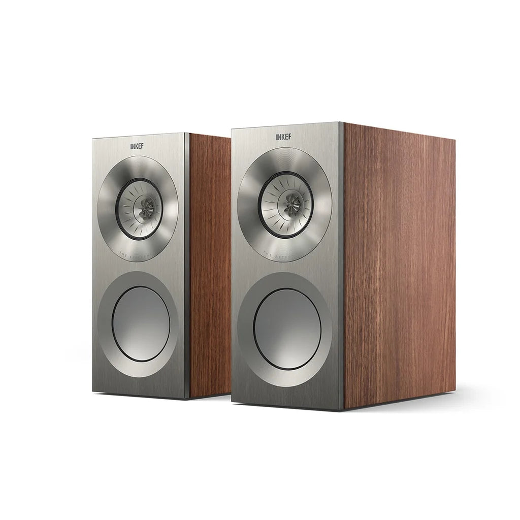 KEF Reference 1 Meta Walnut Altavoces de Estantería de Alta Fidelidad