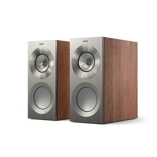 KEF Reference 1 Meta Walnut Altavoces de Estantería de Alta Fidelidad