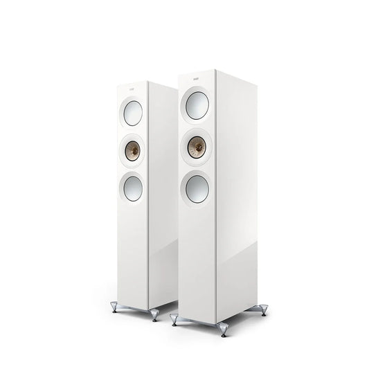 KEF Reference 3 Meta White / Champagne Altavoz de Suelo HiFi