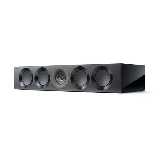 KEF Reference 4 Meta Black Altavoz de Canal Central High-End