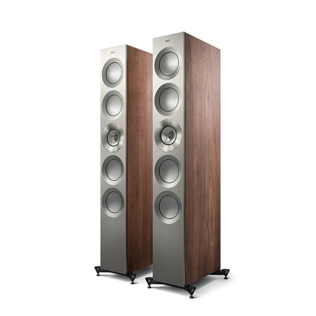 KEF Reference 5 Meta Walnut El Altavoz de Suelo de Alta Fidelidad Definitivo