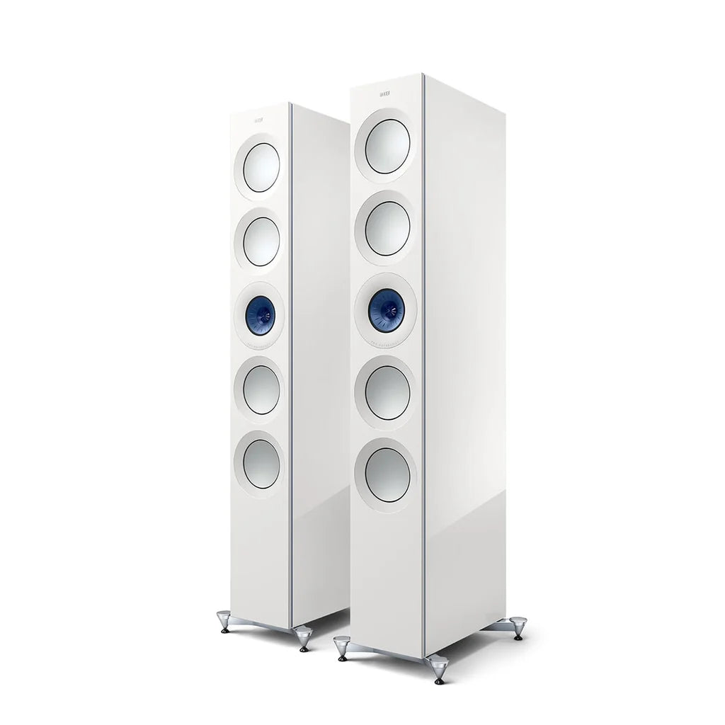 KEF Reference 5 Meta White / Blue El Altavoz de Suelo de Alta Fidelidad Definitivo