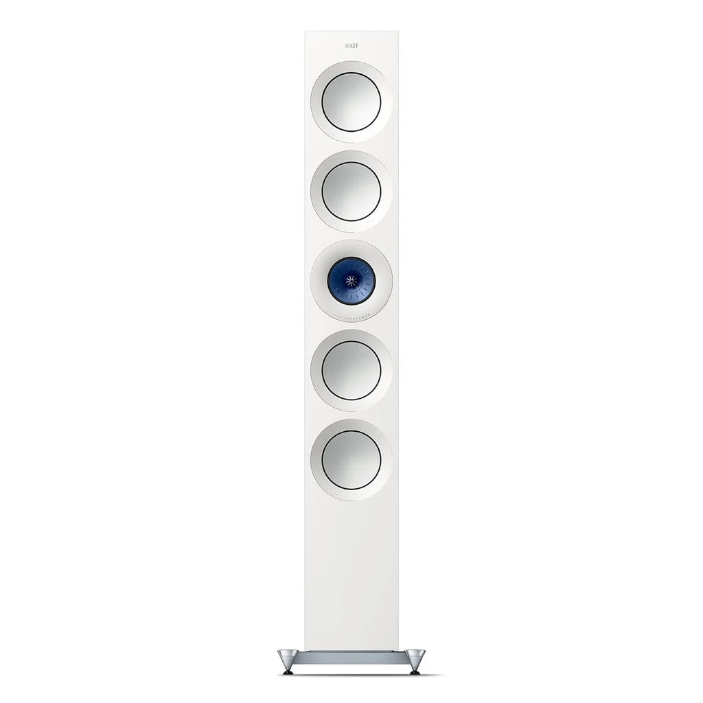 KEF Reference 5 Meta White / Blue El Altavoz de Suelo de Alta Fidelidad Definitivo
