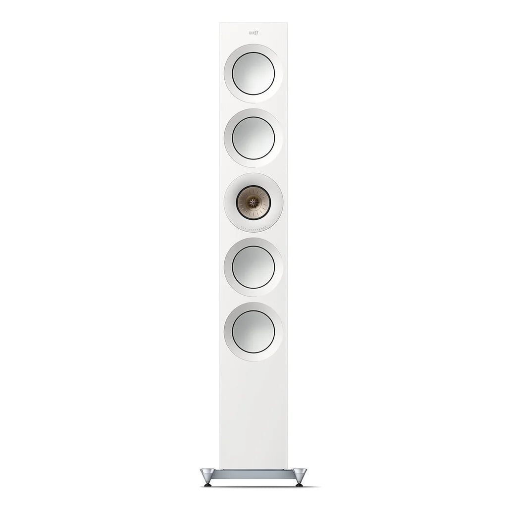 KEF Reference 5 Meta White / Champagne El Altavoz de Suelo de Alta Fidelidad Definitivo