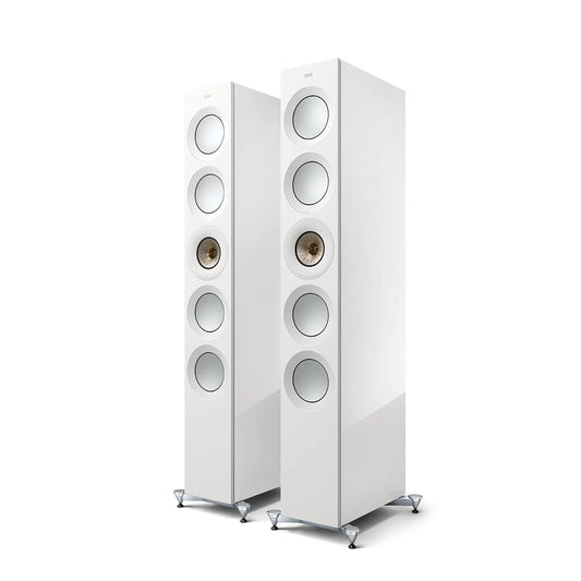 KEF Reference 5 Meta White El Altavoz de Suelo de Alta Fidelidad Definitivo