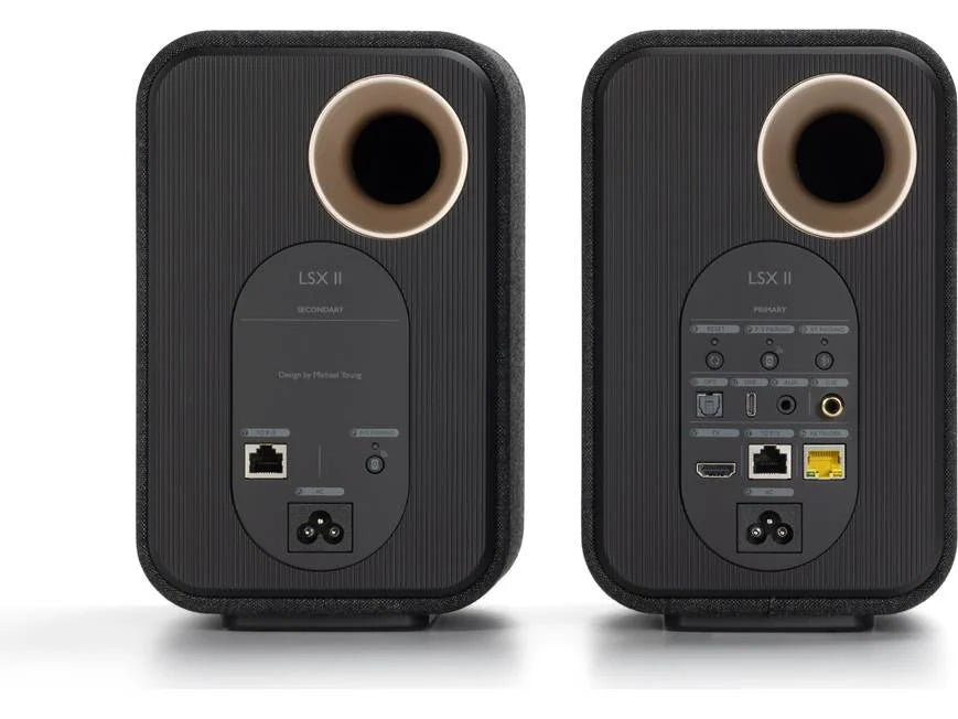 KEF LSX II Black Altavoces HiFi Inalámbricos