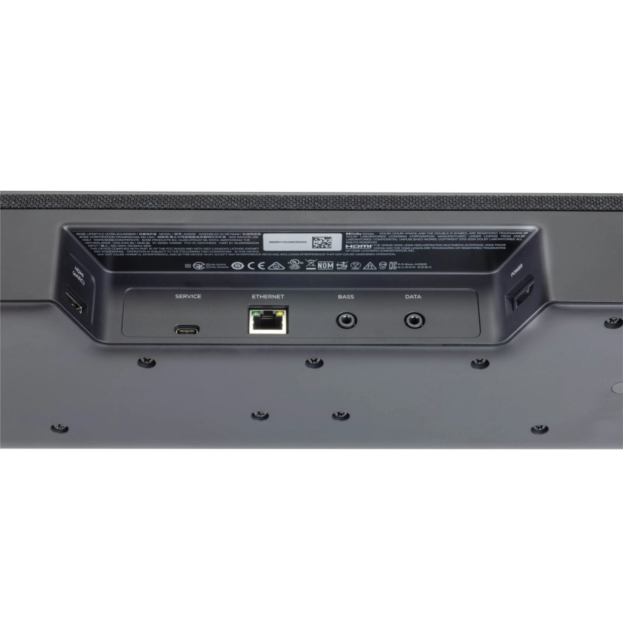 LifeStyle Ultra Soundbar Blk Barra de sonido negra