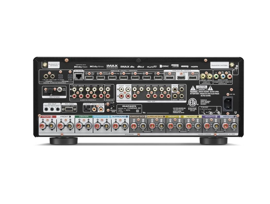 Marantz CINEMA 40 Silver Receptor AV de 9.4 Canales
