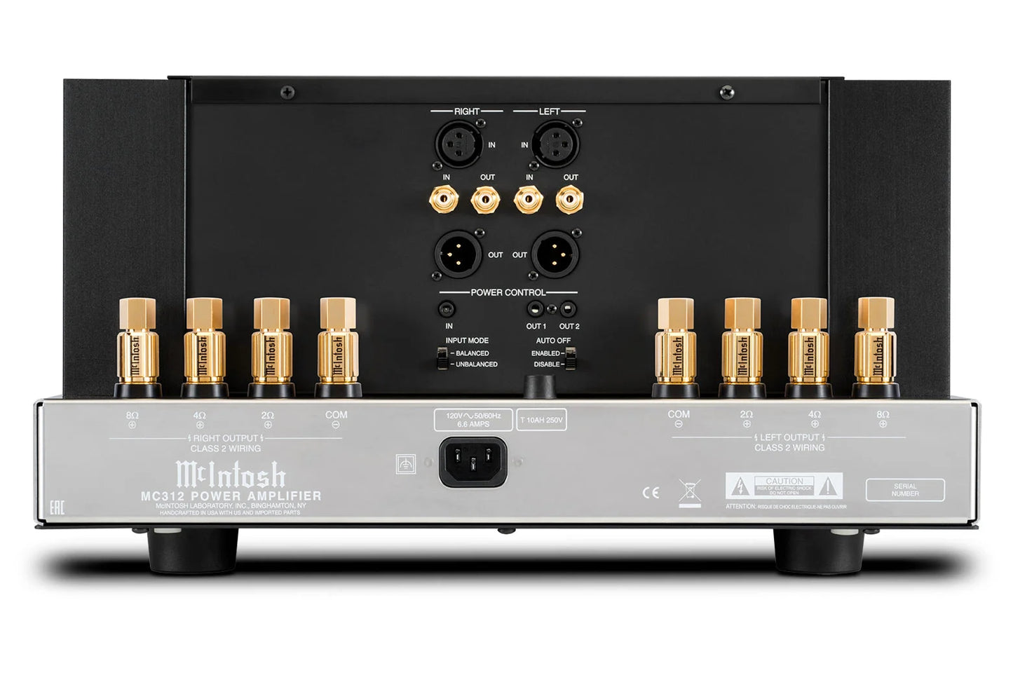 McIntosh MC312 Amplificador de Potencia Estéreo