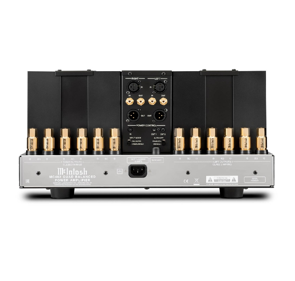 McIntosh MC462 Amplificador de Potencia Estéreo de 2 Canales