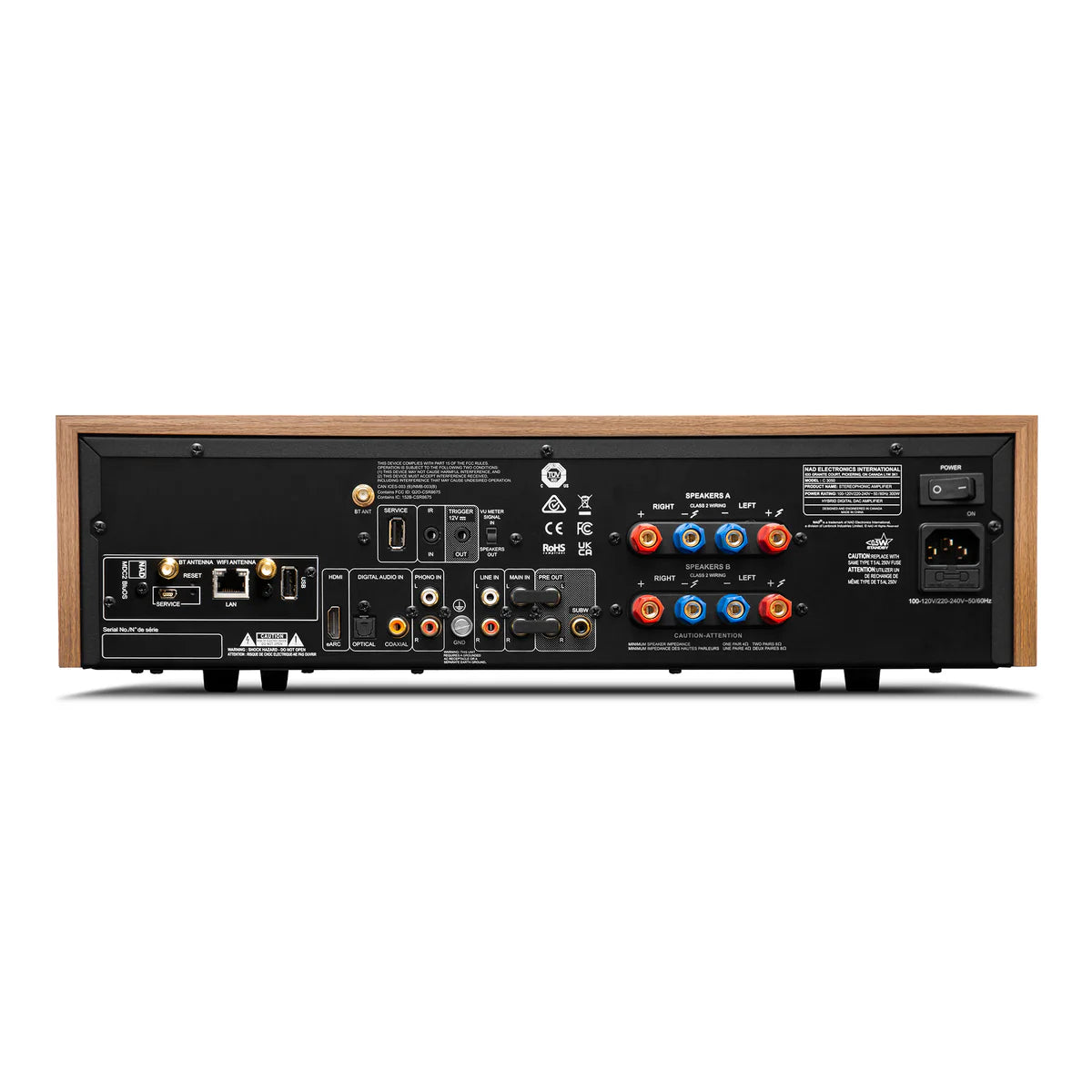 NAD C 3050 BluOS Amplificador Estereofónico Integrado