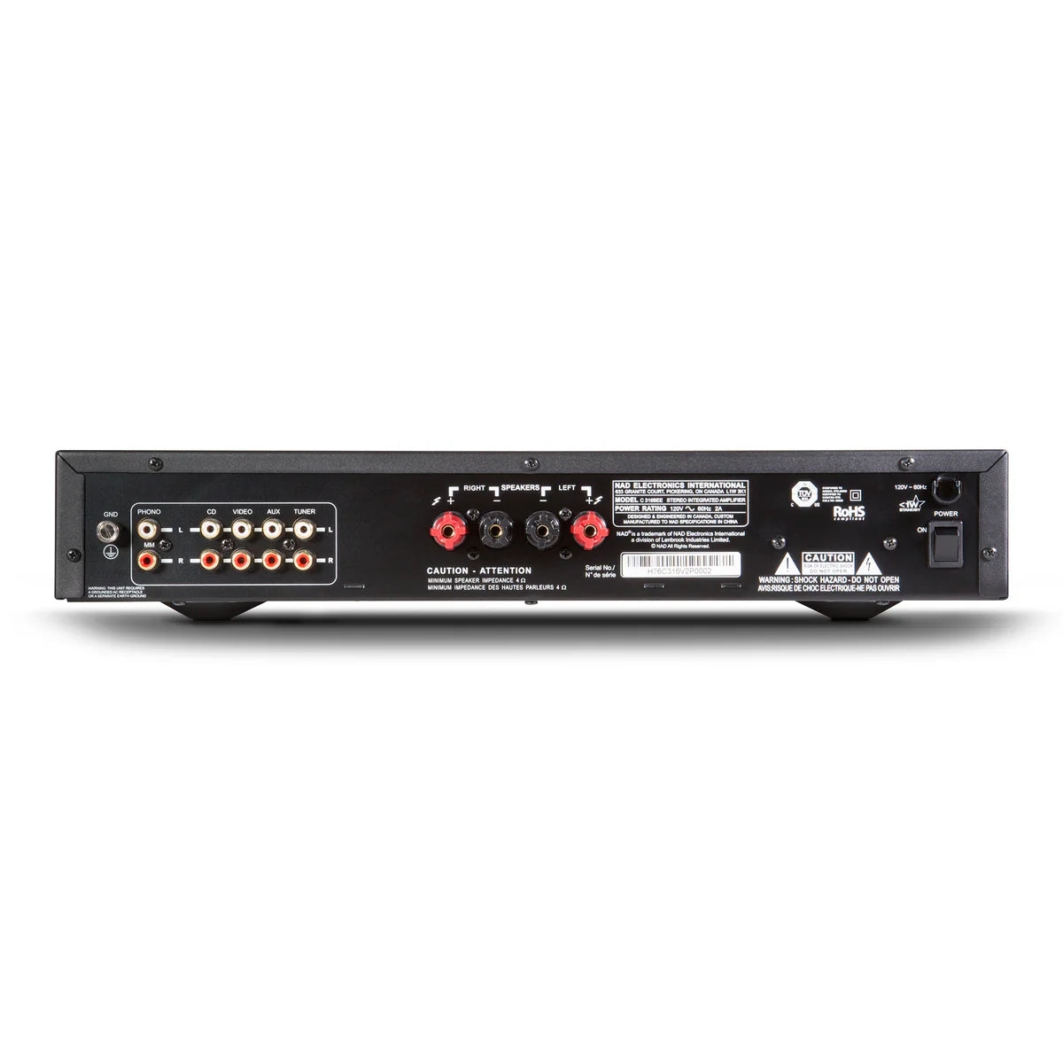NAD C 316BEE V2 Amplificador Integrado Estéreo