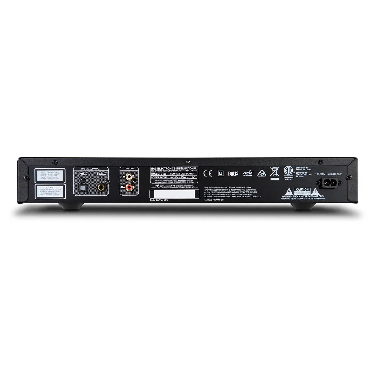 NAD C 538 Reproductor de Discos Compactos de Alta Fidelidad