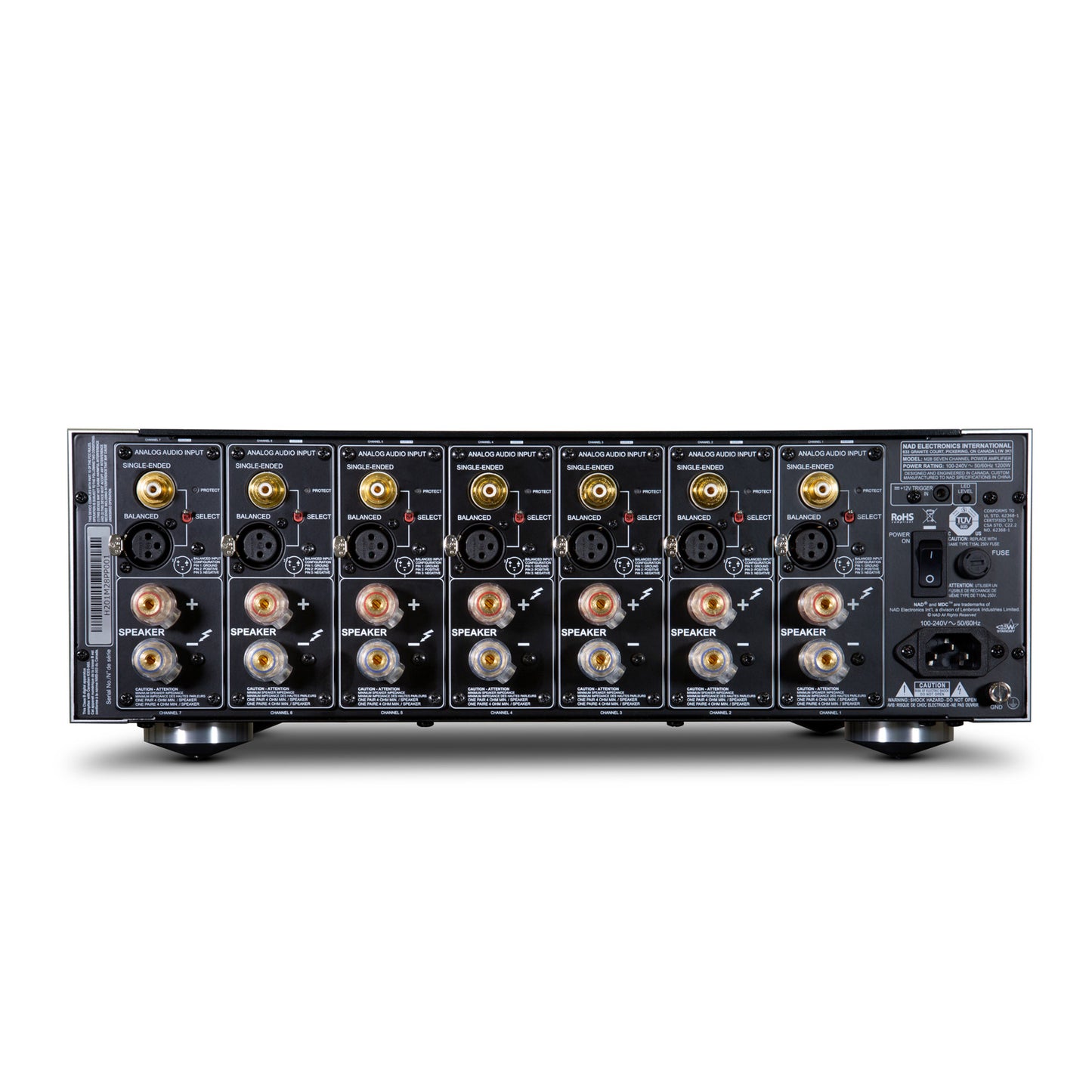 M28 - Amplificador 7 Canales