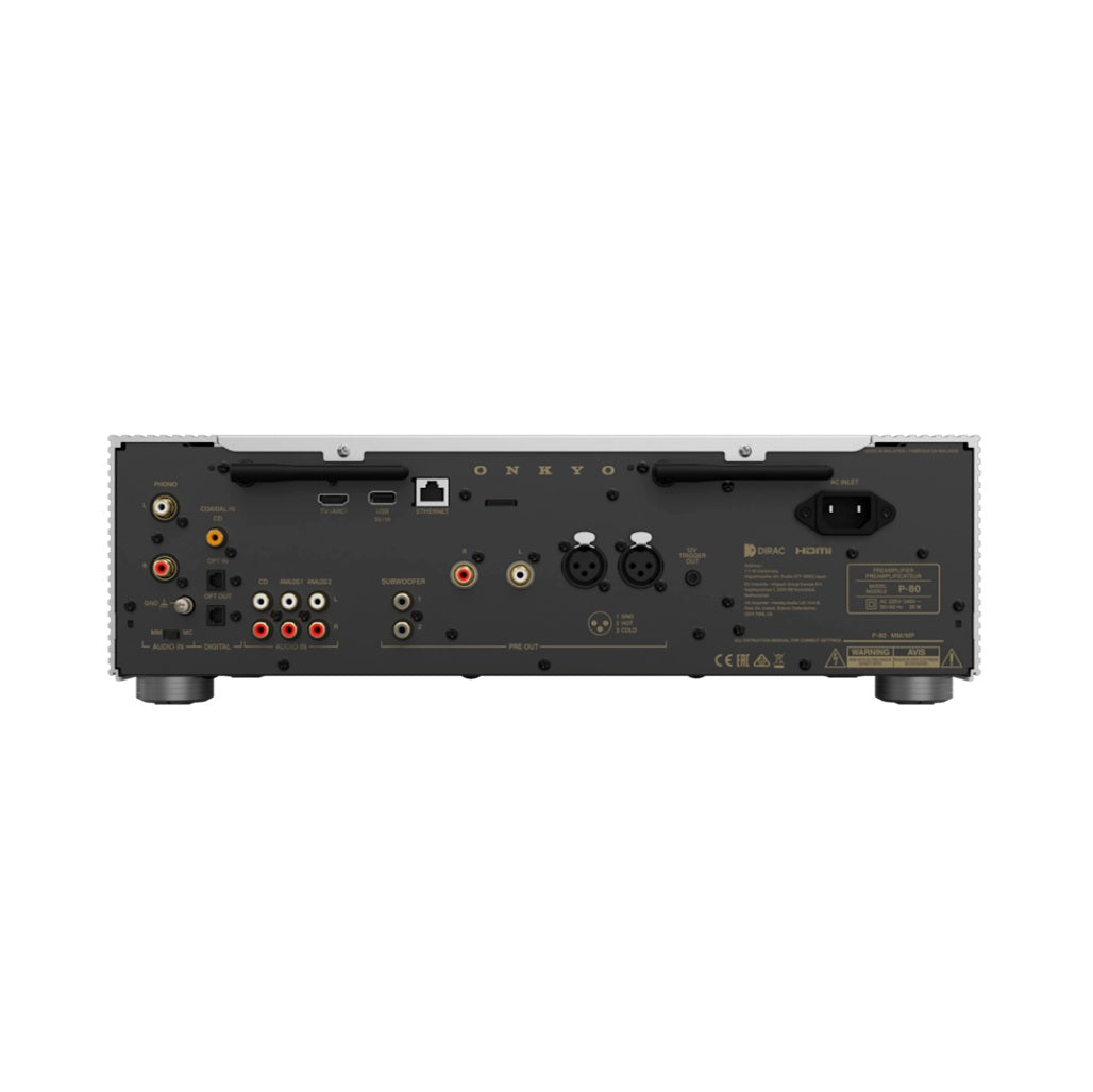 ONKYO P-80 Silver PreAmplificador Estéreo