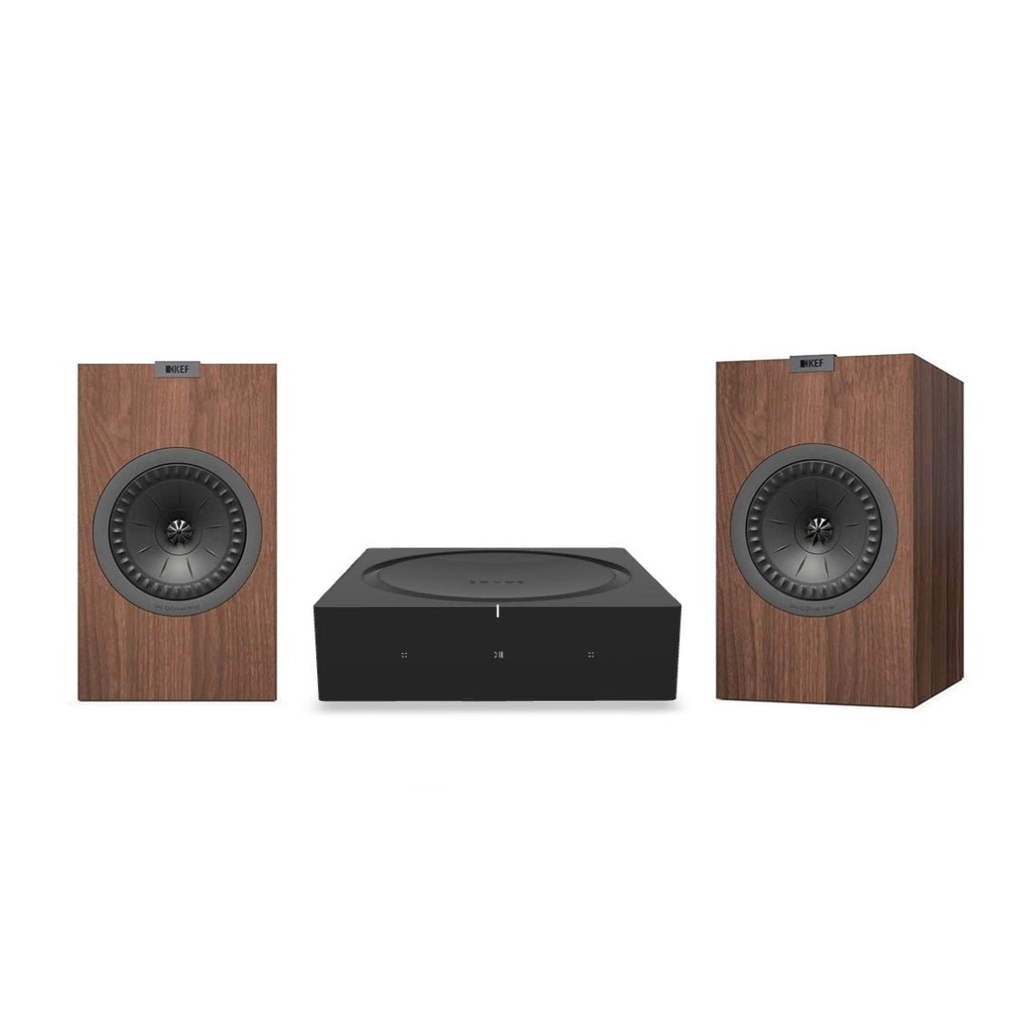 Paquete Estéreo Streaming: KEF Q1 Meta + Sonos AMP