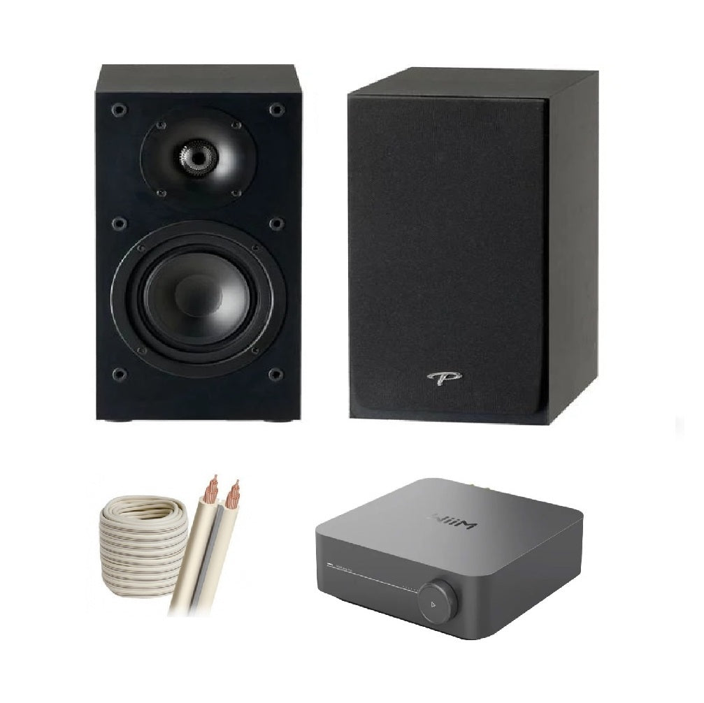Paquete Estéreo Streaming: Paradigm Monitor Atom SE + Wiim Amp Pro