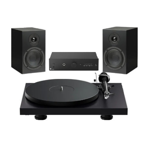 Pro-Ject Colorful Audio System 2 Satin Black Paquete HiFi