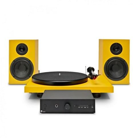 Pro-Ject Colorful Audio System 2 Satin Yellow Paquete HiFi