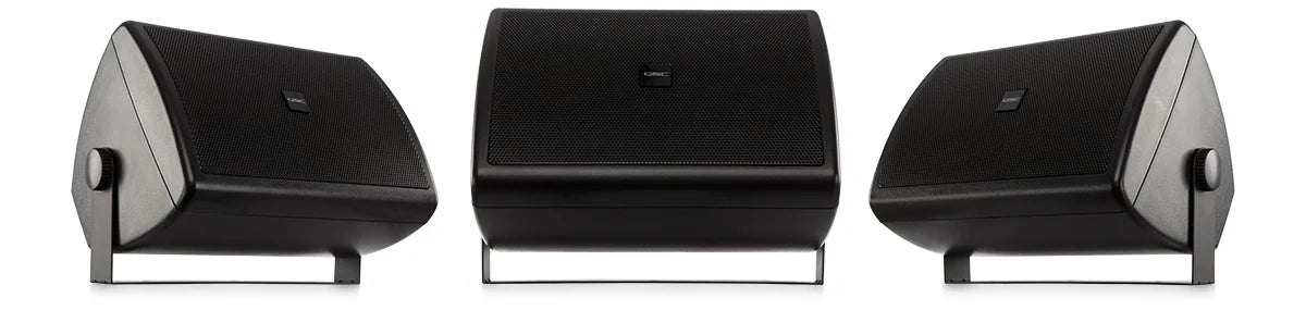 QSC AC-S6T Black - Par de Bocinas de muro