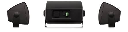 QSC AC-­S4T Black - Par de Bocinas de muro