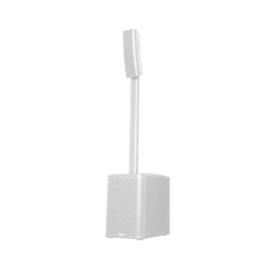 QSC KC12 White Sistema de Bocina de Columna Activo de 3 Vías