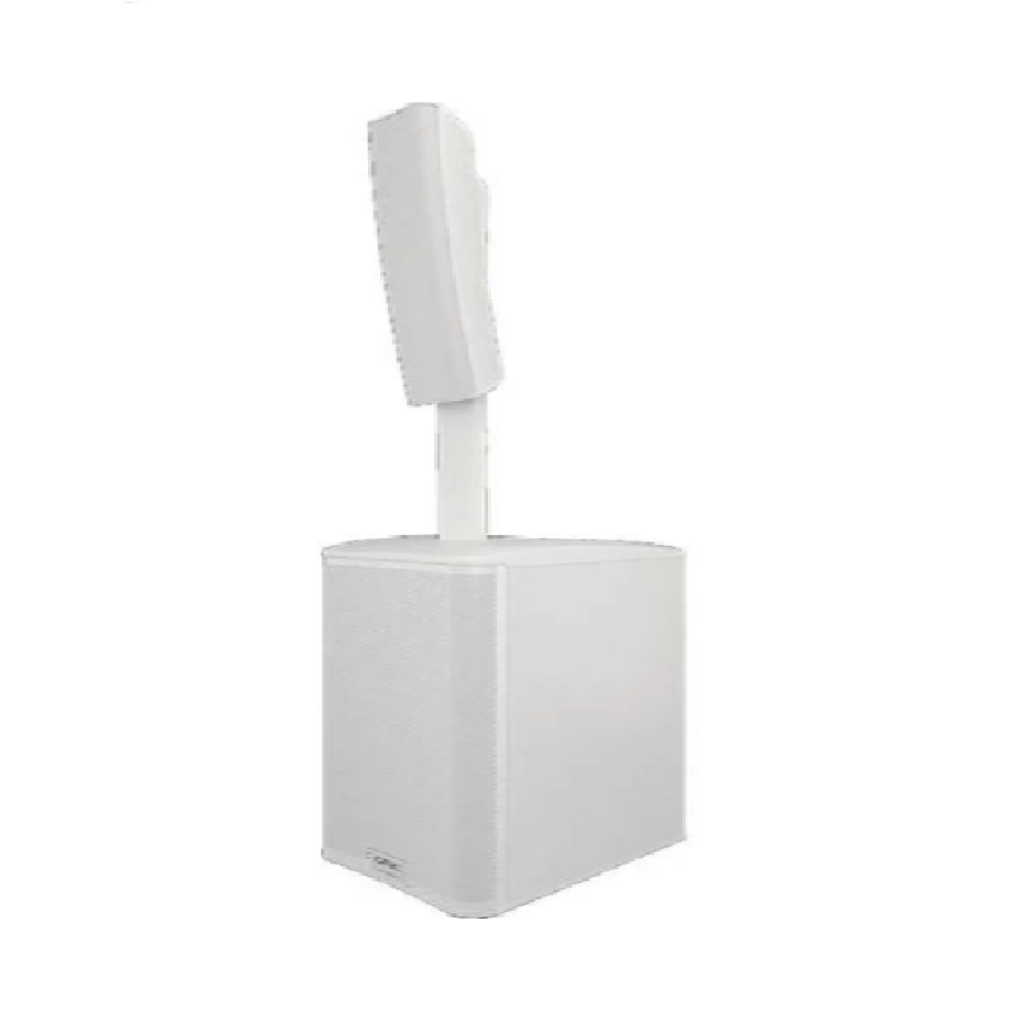 QSC KC12 White Sistema de Bocina de Columna Activo de 3 Vías