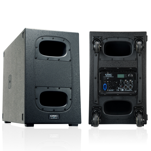 QSC KS212C Black Subwoofer Amplificado Activo 2x12"